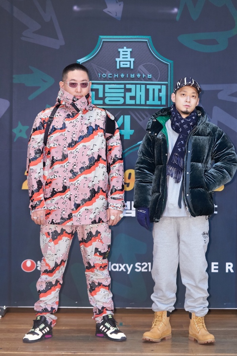 Mnet '고등래퍼 4' 제작발표회에 참석한 염따, 더콰이엇. 2021.2.19.