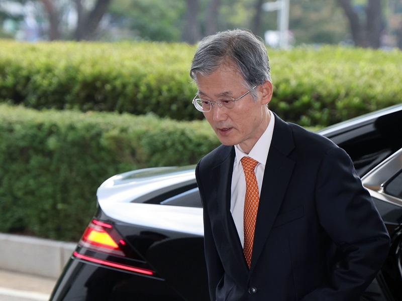 출근하는 조희대 대법원장 자료사진