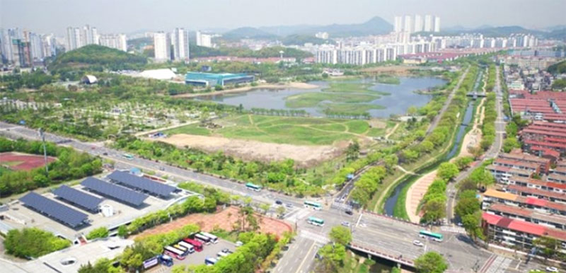 경기도 안산시 화랑유원지 전경