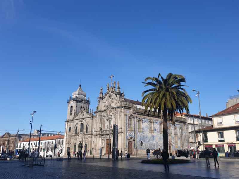 포르투갈 제2의 도시 포르투의 카르모 성당. 2020