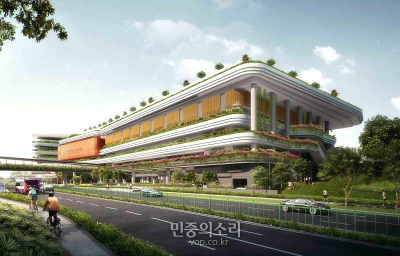 풍골 스포츠센터 조감도