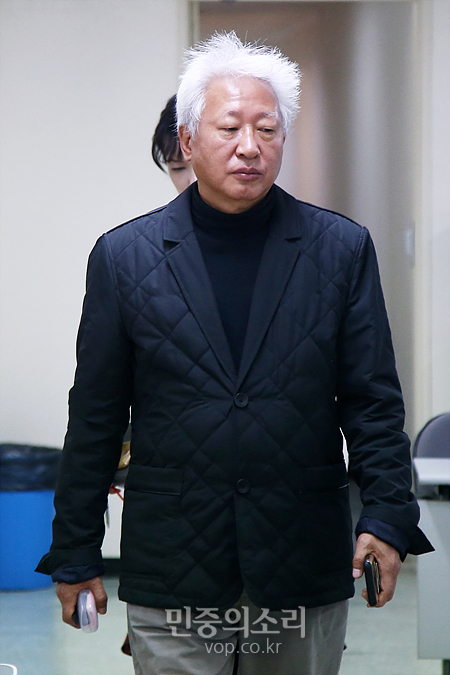 2017년 10월 31일 류석춘 당시 자유한국당 혁신위원장 모습(자료사진)