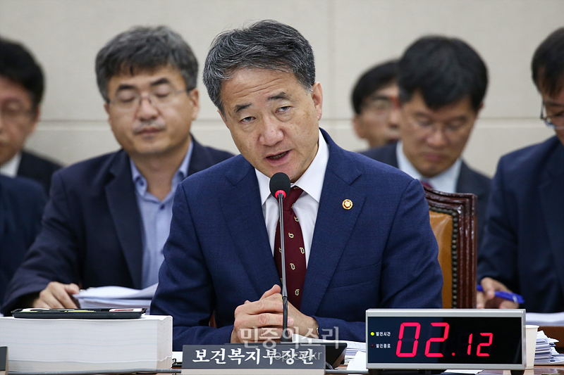 박능후 보건복지부 장관 자료사진