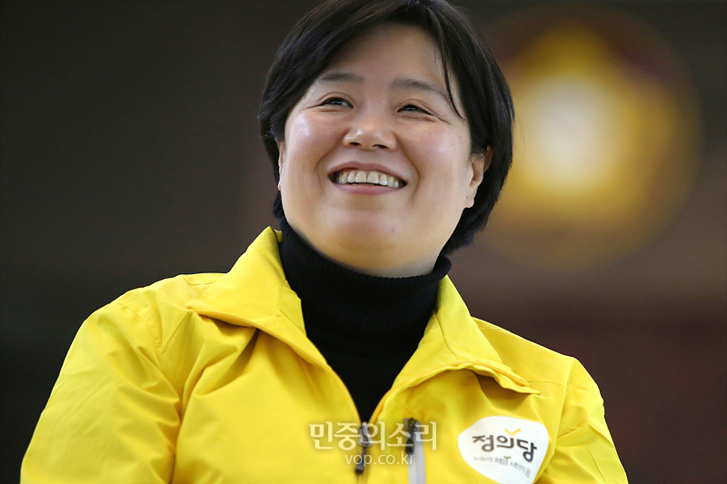 배복주 정의당 비례대표 후보가 26일 국회에서 민중의소리와 인터뷰하고 있다. 2020.03.26
