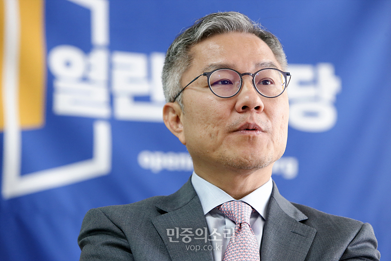 열린민주당 최강욱 대표.