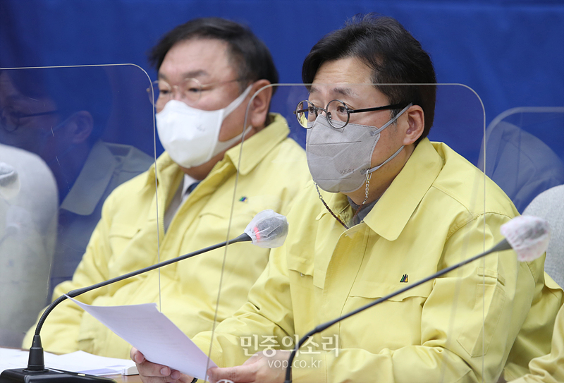 홍익표 더불어민주당 정책위의장. 자료사진.
