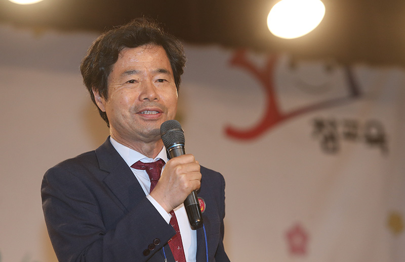 전북교육청은 20일 전북 상산고에 대해 자사고 지정 취소 결정을 내렸다. 사진은 김승환 전북교육감