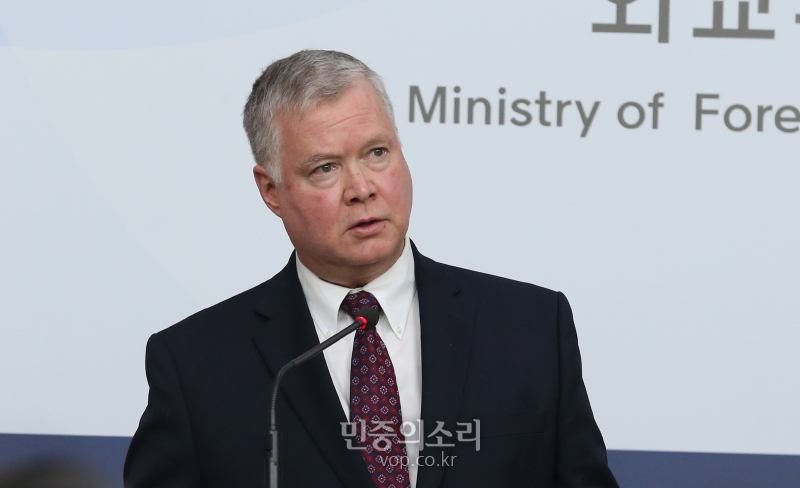 스티브 비건 미 국무부 부장관 겸 대북 특별대표 (자료사진)