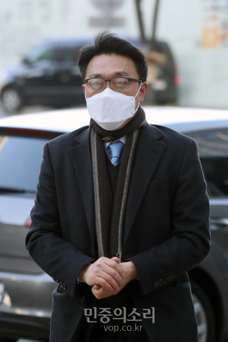 김진욱 고위공직자범죄수사처장 후보자 출근길.