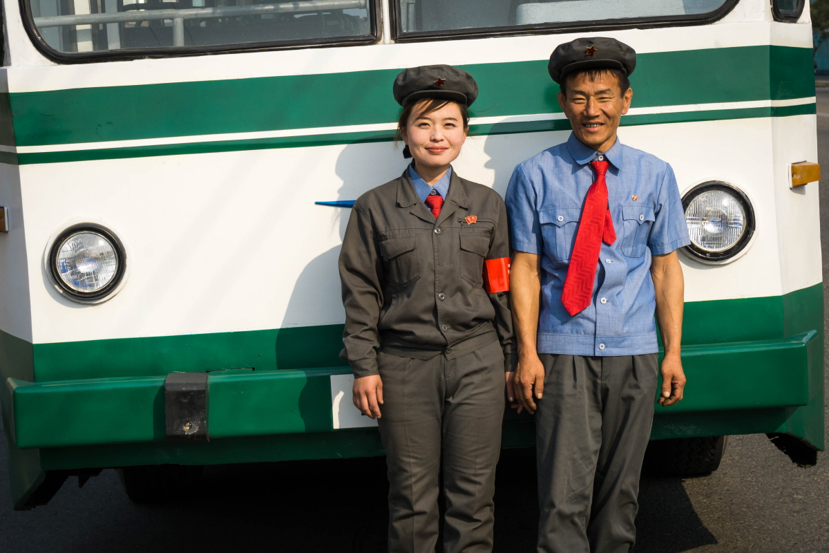 DPRK-046 Czechoslovakian Trams from the early 80s, 2015