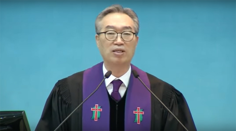 대한예수교장로회 통합교단 총회장인 김태영 목사(부산 백양로교회)