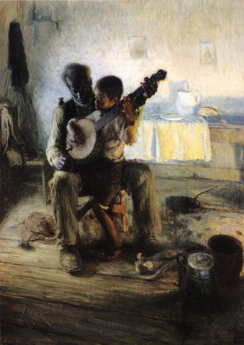 밴조 수업 The Banjo Lesson, 124.5cm x 90.2cm , oil on canvas, 1893