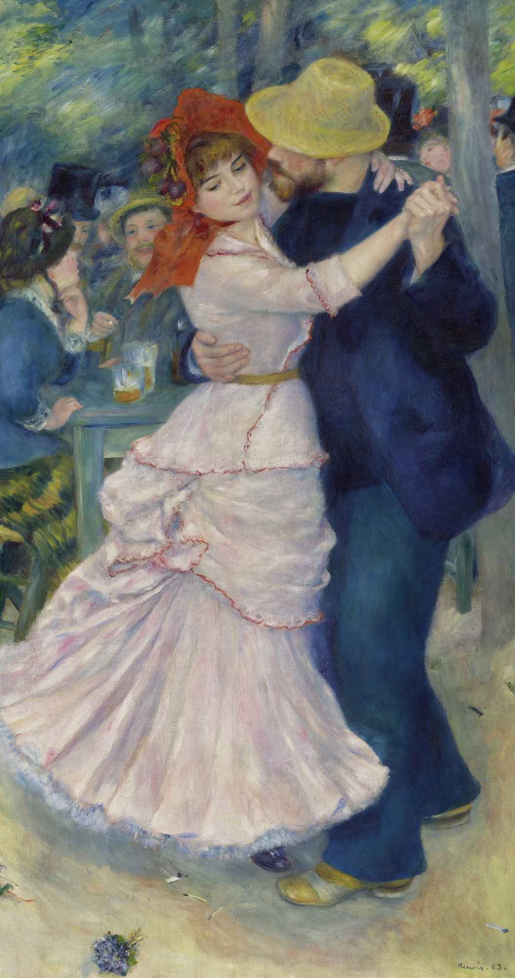 부지발에서 춤 Dance at Bougival 1883 onc 181.9x98.1
