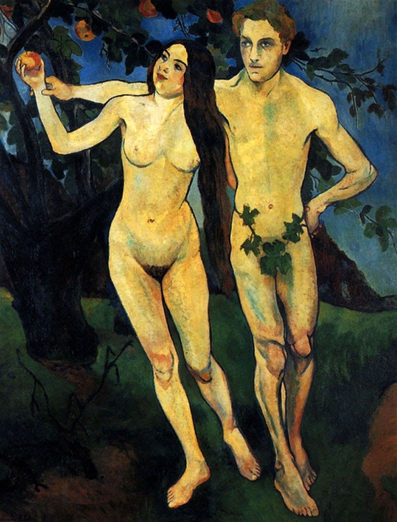아담과 이브 Adam and Eve 1909 onc 131x162