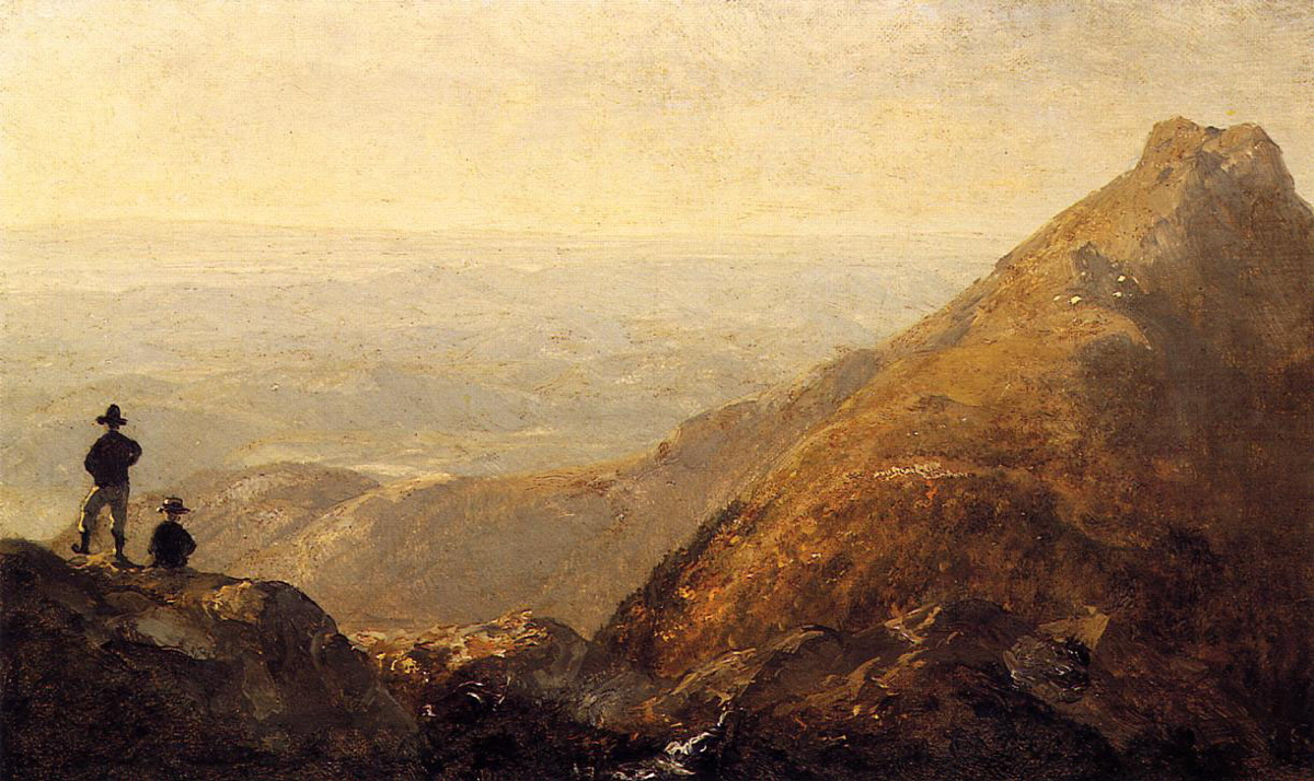 샌퍼드 기퍼드 '맨스필드 산 스케치' Sanford R. Gifford A Sketch of Mansfield Mountain 1858 onc 21x33.7