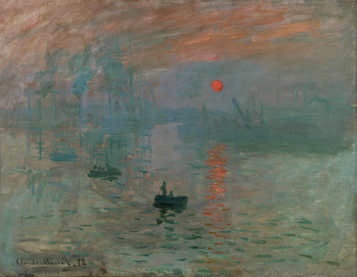 클로드 모네 '인상, 해돋이' Claude Monet Impression, Sunrise 1872 onc 48x63