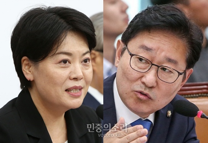 미래통합당 윤희숙 의원-더불어민주당 박범계 의원