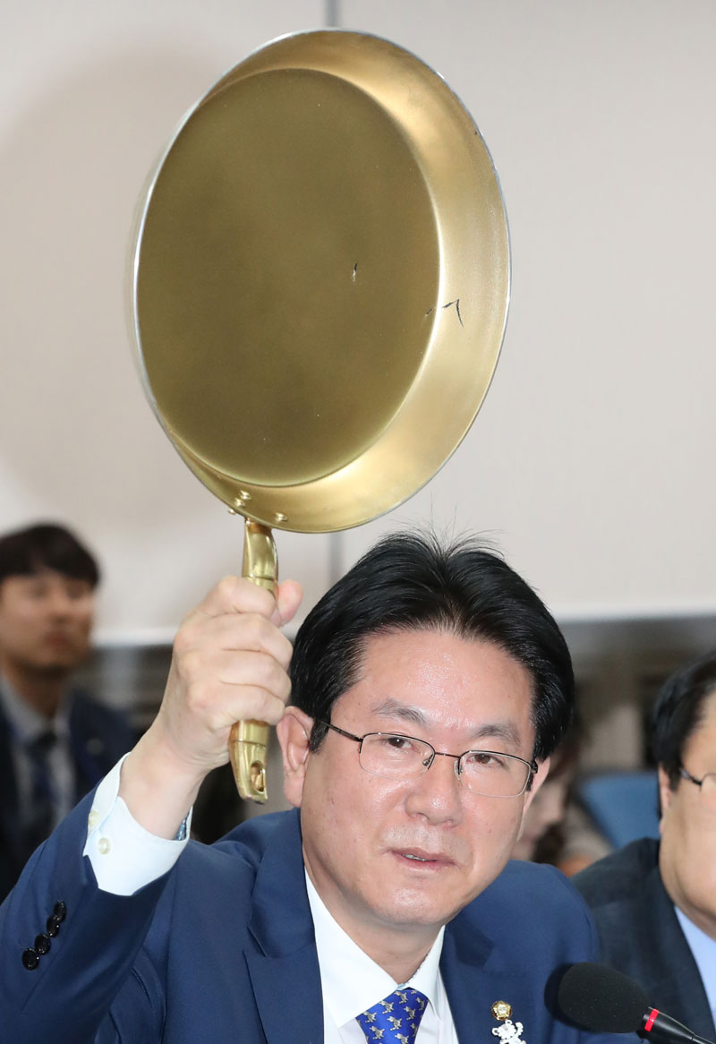 2017년 10월 국정감사에 등장한 황금프라이팬