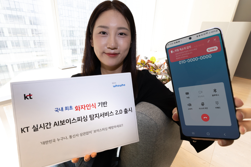 KT, 보이스피싱범 ‘목소리’까지 잡아내는 AI 서비스 출시