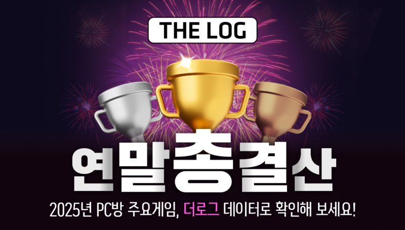 엔미디어플랫폼, 2025년 PC방 통계 서비스 ‘더로그’ 연말 총결산 공개