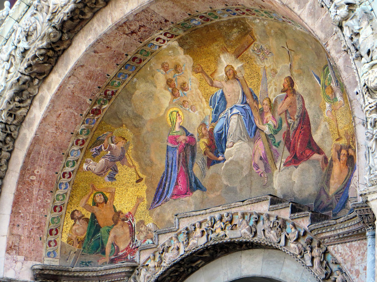 산마르코 대성당의 프레스코 벽화