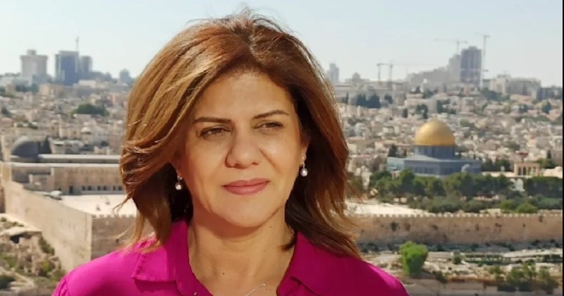 취재 중 총맞은 베테랑 여성기자, 이스라엘군 조준 사살 가능성
