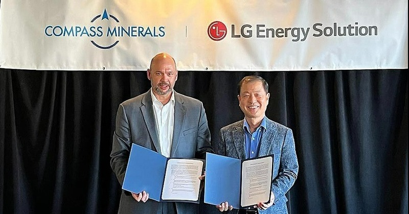 LG에너지솔루션, 미국 컴파스 미네랄과 리튬 공급 MOU
