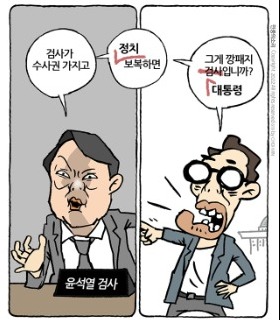 최민의 시사만평 - 정치보복