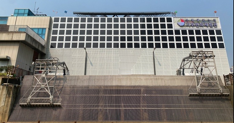 부평구, 기후변화체험관 외벽 탄소중립 리모델링사업 완료