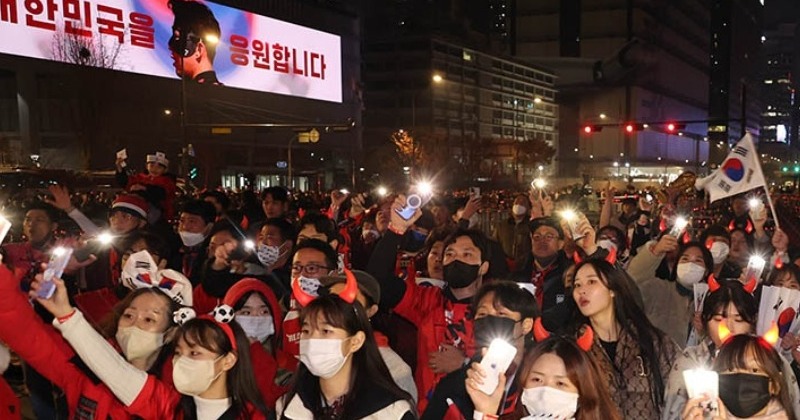 서울시, ‘포르투갈전 거리 응원’ 한파 대비 텐트 확대 설치