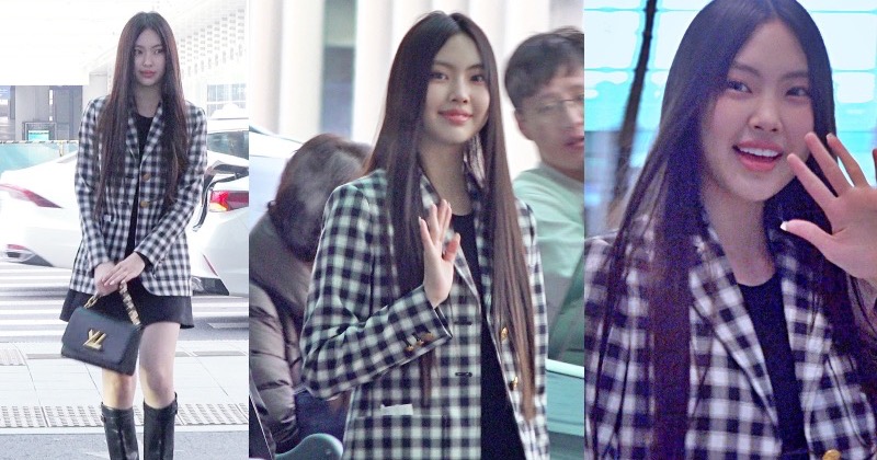 [영상] 뉴진스 혜인의 공항 출국길... 아침부터 해맑은 에너지