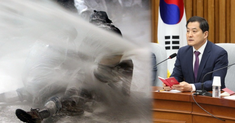국민의힘, 건설노조 집회에 故백남기 죽인 ‘물대포’ 언급하며 강제진압 주문