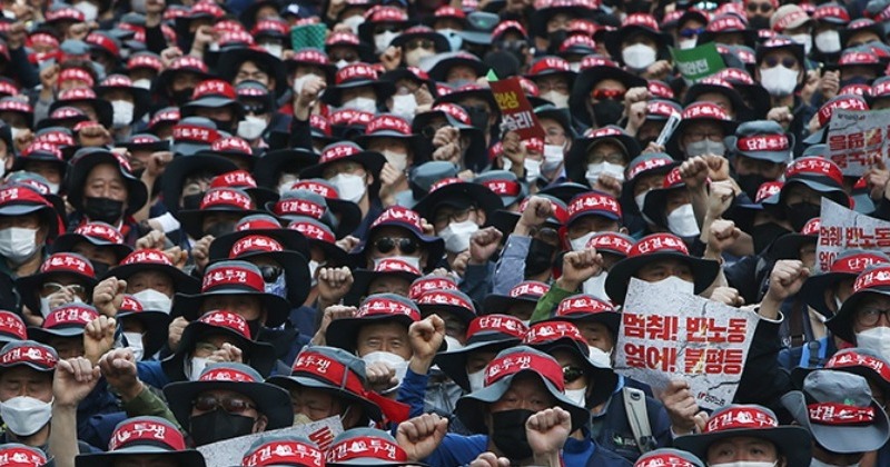 정의·진보당, 윤석열 정부 ‘반노동 저지’ 한목소리