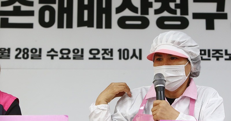 ‘폐암’ 학교 급식 노동자들, 국가에 손해배상 청구 소송 제기