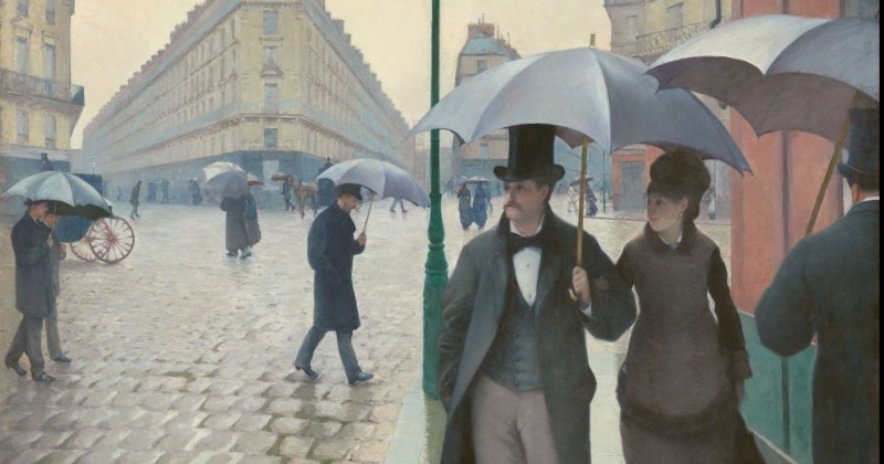 [그림으로 세상읽기] 비 오는 파리 거리 사진