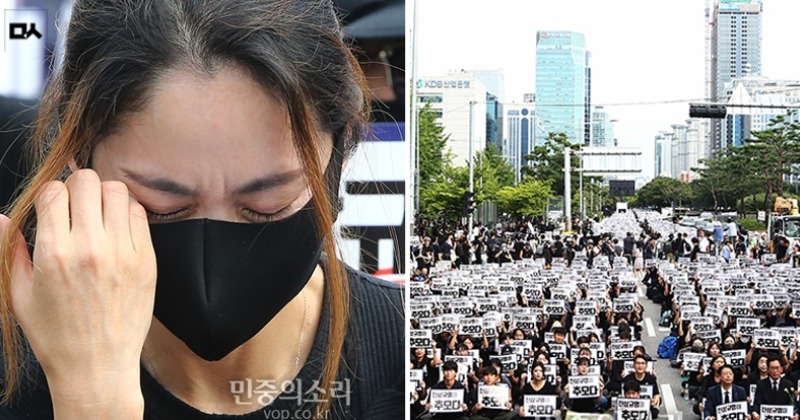 ‘공교육 멈춤의 날’ 평일에도 교사 4만명 이상이 국회 앞 메웠다 사진
