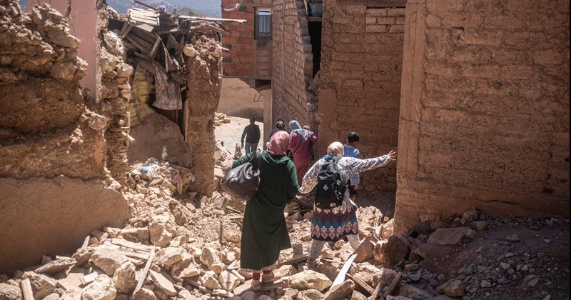 모로코 지진 사망자 2천명 넘었다... 계속 늘어날 듯