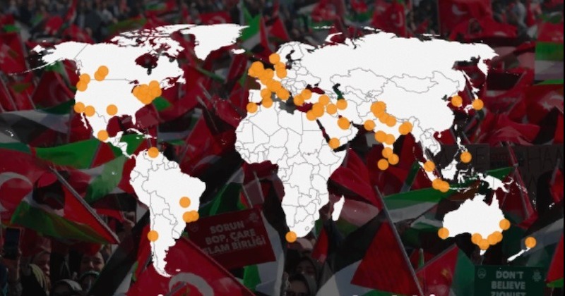 세계적으로 확산되는 이스라엘 규탄 시위