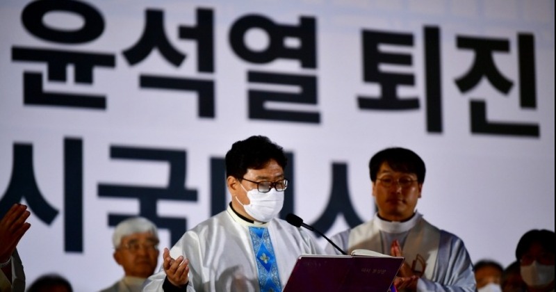 다시 거리로 나선 사제단 “윤석열 퇴장 나날이 가까워지고 있다”