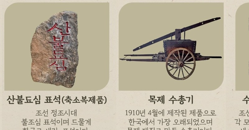 경기소방 역사사료관 개관, 우리나라에 단 한 점뿐인 목제수총기 등 전시