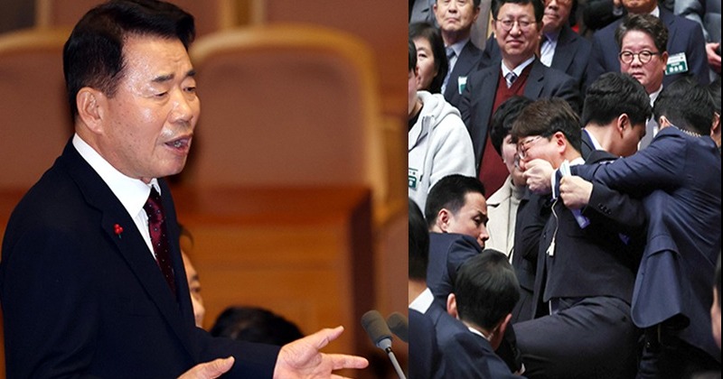 김진표 의장, 강성희 폭력제압에 “국회의원은 헌법기관...적절한 조치 필요”