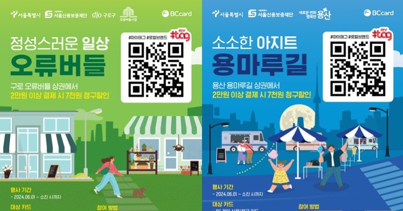 “비씨카드로 2만원 이상 결제 시 7천원 할인” 서울보증재단, 로컬브랜드 할인 프로모션