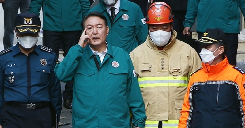 윤 대통령이 “이태원 참사 조작된 사고일 가능성” 언급했다는 기록 나왔다 사진