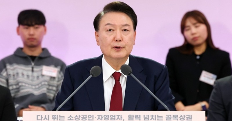 임대료 폭등에 '예산시장' 몸살인데...윤 대통령 "백종원 1천명 육성해 지역상권 활성화"