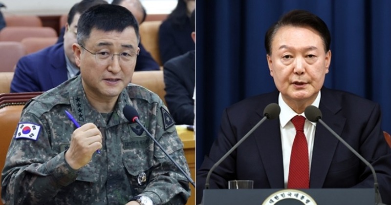 윤 대통령, 계엄사령관 맡은 육군총장 사의 반려...김용현은 면직