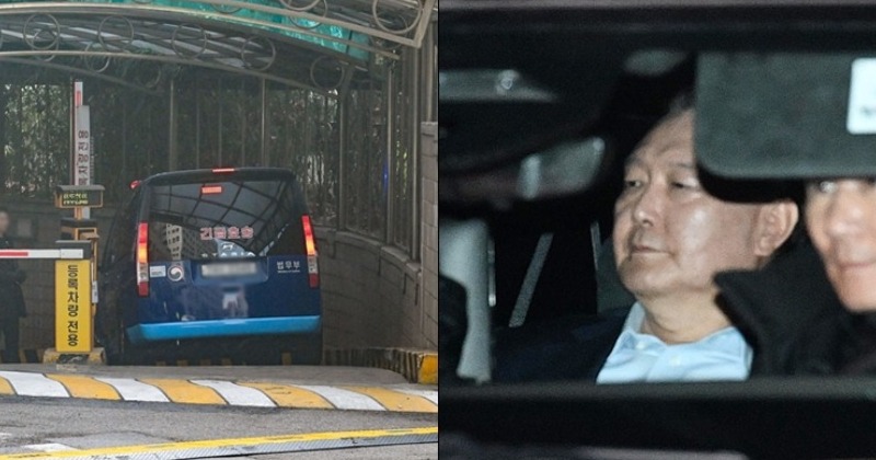 '45분 발언' 윤석열, 구치소서 결과 대기...구속영장 심사 4시간 50분만 종료
