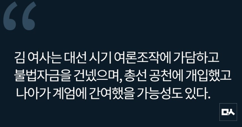[사설] 김건희 여사의 국정개입 어디까지인가