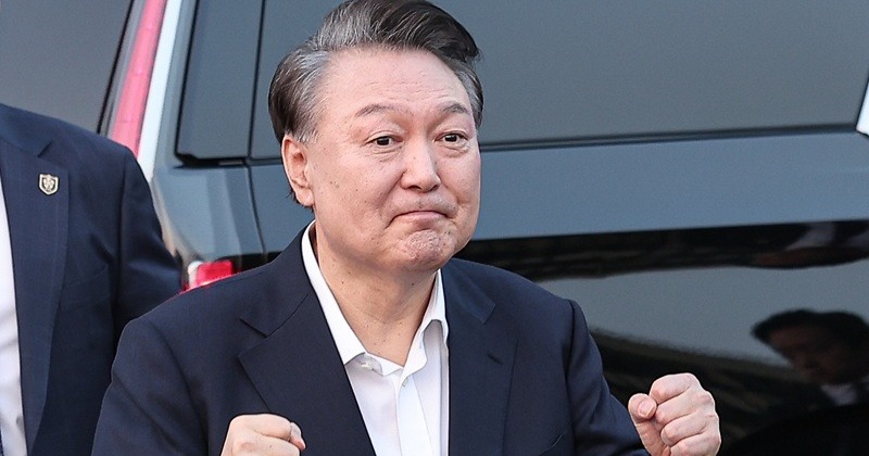 윤석열, 파면 당일 ‘위로 방문’ 국힘 지도부에 “대선 꼭 승리하길”