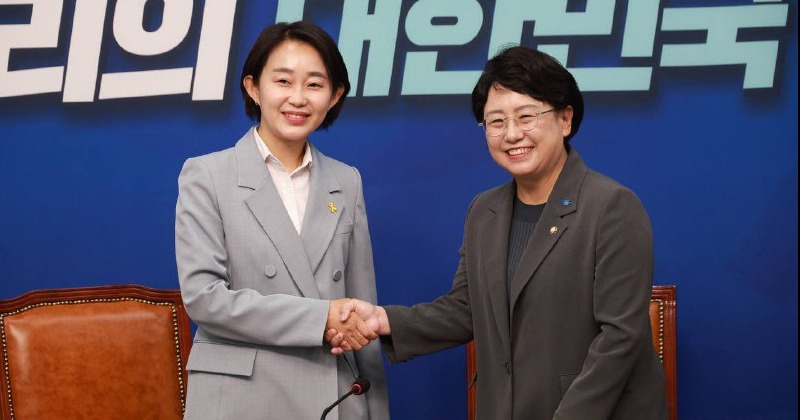 진보당 김재연, 조국혁신당 김선민 면담...‘통상비상사태’ 공동대응 논의