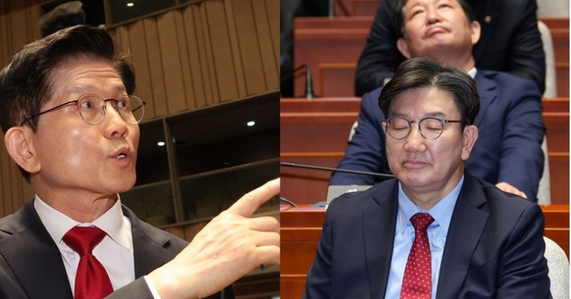 새벽 중 ‘김문수 후보 취소·한덕수 입당’ 밀어붙인 국힘, 초유의 끌어내리기 사진
